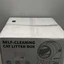 Self Cleaning Litter Box,Automatic Cat Litter Box for Multiple Cats,Robot with APP Control,Dual Safety Protection,Odor-Free Waste Disposal Includes Trash Bags,Grey