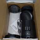 8L Humidifiers for Bedroom, 30dB Quiet, 500ft Coverage, 60H Runtime, Top Fill, 3-in-1 Humidifier Large Room & Essential Oil Diffuser & Ambient Light, Sleep Mode, 16H Timer, Auto Shutoff Protection (Black)