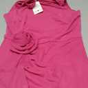 BeryLove Summer Wedding Guest Mesh Dresses Cocktail Formal Bodycon Ruffle Party High Low Dress, Large
