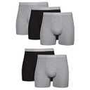 Hanes Men's Boxer Briefs, Cool Dri Moisture-Wicking Underwear, Cotton No-Ride-up for Men, Multi-Packs, 4 Pack 