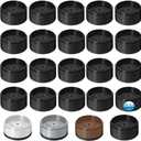 Bed Risers 1 inch, 2 inch, 3 inch, 4 inch Heavy Duty, Adjustable Furniture Riser for Table Desk Couch Sofa Chair Refrigerator Washing Machine, Stackable Bed Raisers Blocks (Black 20 Pack, 1 inch)