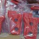 22PCS Full Set Exterior Decoration Trim Kit Fit for 2018-2026 Jeep Wrangler JL JLU 2/4 Doors, Door Hood Engine Hinge Covers Door Handle Side Vent Tailgate Window Hinge Cover (Red)