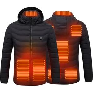 PODKREC Unisex Heated Hoodie,Warming Heated Jacket,Warming Heated Coat, Electric Heated Sweatshirt for Men and Women (A,M)