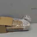 LazBlinds Cordless Bamboo Roman Shades, 34.5x64, Highfield Teak