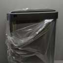 EKO Mirage-T 50 Liter / 13.2 Gallon Touchless Rectangular Motion Sensor Trash Can, Brushed Stainless Steel Finish