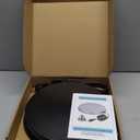 Chicken Water Heater for Winter, 110Watt Thermostat Heated Poultry Waterer Base with 9.8ft Power Cord,Suitable for Plastic/Metal Poultry Waterer (Black, 11INCH-2PACK)