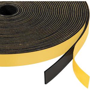 Yotache Thin Foam Tape Weather Stripping (.50) 1/2 Inch Wide x 1/16 Inch Thick (New Adhesive Craft), Seal Gasket for Speaker, Door Insulation, Soundproofing, Rattle, 33 Ft Length