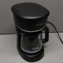 Mr. Coffee 12-Cup Switch Coffee Maker Black: Electric Drip Coffee Machine, 60 oz Capacity, Dishwasher-Safe Parts