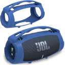 JCHPINE Silicone Cover Case for JBL Xtreme 3 Portable Bluetooth Speaker, Protective Skin Holder for JBL Xtreme 3 Portable Bluetooth Speaker Accessories (Only Case)(Blue)