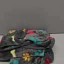 Luciphia 1 Pack 3 Blankets Fluffy Premium Fleece Pet Blanket Flannel Paw Bone Printed Throw for Dog Cat(Small 23"x16", Grey)