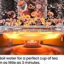 Chefman Electric Kettle with Tea Infuser, Compact 1L (4 Cups), 1500W, Removable Lid for Easy Cleaning, Boil-Dry Protection, Stainless Steel Filter, BPA Free, Auto Shut Off, Small Electric Tea Kettle