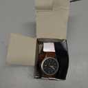 Timex Men's Expedition Scout 40mm Watch – Gray Case Black Dial with Brown Ecco DriTan Leather Strap
