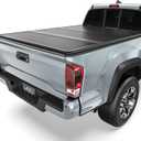 LEDKINGDOMUS Hard Trifold Truck Bed Tonneau Cover Fits for Toyota Tacoma 2016-2023 5ft Bed with Track Rail System(Excl. Trail)