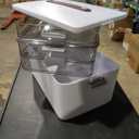 CTIME 4-Tier XL Medicine Organizer - Portable Medicine Cabinet with Leather Handle, Empty First Aid Kit for Home Organization Must, School, Dormitory, Travel, RV, Dorm, Ideal Elderly Gift