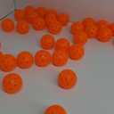 WILSON TRU 32 Indoor Pickleballs - Orange
