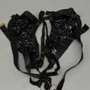 Garter Lingerie for Women,Sexy Lace Lingerie,Sheer Matching 4 Piece Lingerie Set(M)