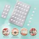 2 x 120 Wax for Braces, Orthodontic Wax for Dental Wax Dots Easy Molding Long-Lasting Hold, Food-Grade Dental Wax Individually Sealed Packets, Portable and Easy to Tear