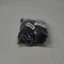 Aleumdr Women's One Piece Swimsuits Tummy Control Bathing Suits V Neck Boho Tie Shoulder Ruched Full Coverage Swimwear (Large, Black)