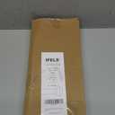 IFELS Heavy Duty Curtain Rods for Windows 66 to 120 Inch,1 Inch Adjustable Black Curtain Rod with Easy Installation and Modern Design,Decorative Long Drapery Rods with Metal Finials (A1,Black,30-120")