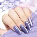 2 x JODSONE 16.5ml Cat Eye Gel Nail Polish Glitter Light Gray Magnetic Reflective Translucent Need U V Curing