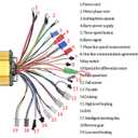 JRAHK 36V-84V Sine Wave Motor Controller for E-Bike, 600W-1000W, 26A-33A, Aluminium Alloy
