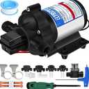 Elyaspedy 2026 Upgraded 2088-422-144 RV Fresh Water Pump,12V 3.3GPM Self-Priming Diaphragm Water Pump,45PSI,Includes Pressure Switch and Detachable Filters,No Noise, for RV, Marine, Yacht, Caravan