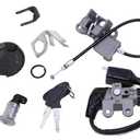 Trkimal Scooter Ignition Switch Key Set for Scooter Gy6 49cc 50 cc 150cc TaoTao Peace Roketa Jonway NST Tank