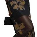 Verdusa Women's Floral Mesh Maxi Dresses Elegant Formal Long Sleeve Spring Wedding Guest Dress Cocktail (Medium, Black)