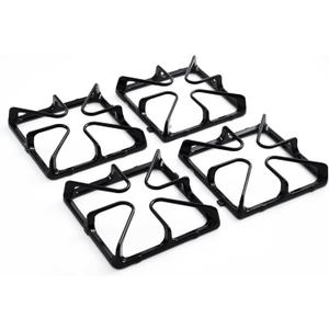 Allstare WB31K10034 Grate Replacement Parts for GE Burner Grate Stove Parts 8.4 x 8.46 General Electric Gas Range Parts Stove Surface Top Grate Cast Iron Rack 4 Pack
