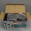 Nupostai 8 Pack Solar Pathway Lights, Multicolor & Warm White LED, IP67 Waterproof, Outdoor Garden Yard Lawn Landscape Decorative