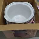 Paris Hilton 3.5-Quart Manual Slow Cooker, Features Three Settings (Low, High, Warm), Naturally Nonstick and Dishwasher Safe Stoneware Insert, Family Sized Capacity, Pink