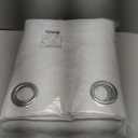 H.VERSAILTEX White Curtains 84 inches Long for Living Room Thermal Insulated Room Darkening Window Treatment Panels Drapes Light Reducing Curtains for Bedroom, 2 Panels, 52" W x 84" L, White