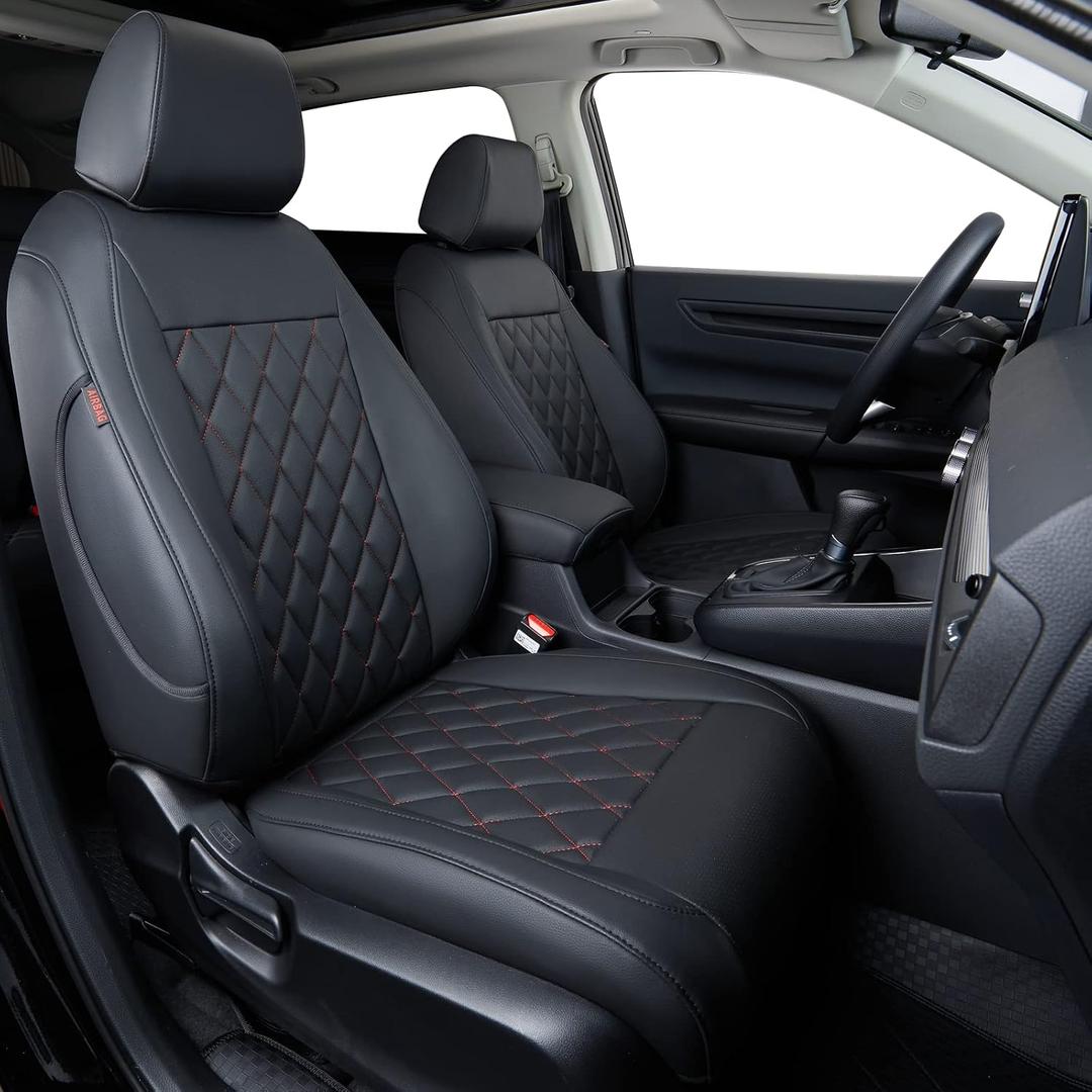 coverdream Custom Seat Covers for 2023-2026 Honda CR-V,Premium Faux Leather Car Seat Cover Set,Full Set Waterproof SUV Seat Protector,Armrest Covers Included