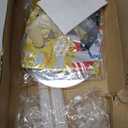 Movie Night Party Balloons Stand Kit 2 Sets with 2 Popcorn Clapboard Foil Balloons Black Red Gold Party Balloon Centerpiece for Tables for Birthday Camera Film Movie Party Decoration