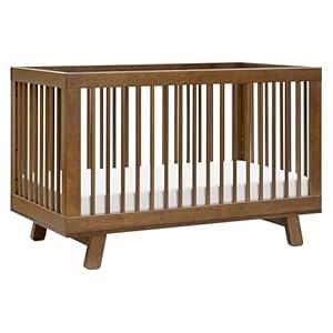 Babyletto Hudson 3-in-1 Convertible Baby Crib - GREENGUARD Gold Certified Convertible Crib to Toddler Bed & Daybed - Wooden Baby Bed with 4 Adjustable Mattress Heights - Easy to Assemble - Black