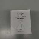 Sierra Modern Home Smart WiFi Wireless Essential Oil Aromatherapy 400ml Ultrasonic Diffuser & Humidifier with Alexa & Google Home Phone App & Voice Control - LED & Timer Settings Dark Brown