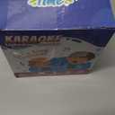 Mini Karaoke Machine with 2 Wireless Microphones, Portable Bluetooth Speaker for Kids & Adults, Ideal Birthday for Girls Boys Ages 3-12, Home Party Travel Entertainment Toy (Purple)