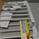 Cumbor 29.7-46" Baby Gate for Stairs, Toddler Safety Essentials for The House, Auto Close Dog Gate for Doorways, Mom's Choice Awards Winner-Easy Install Pressure Mounted Pet Gates for Dogs, White