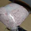 MAXYOYO Bean Bag Chair for Adults, Floral Shaped Bean Bag Sofa, Ultra Soft Faux Fur Floor Sofa, Large Reading Chair for Living Room Bedroom, Pink, Single