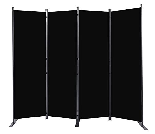 Room Divider 6FT Portable Room Dividers and Folding Privacy Screens, 88'' W Fabric Divider for Room Separation, 4 Panel Partition Room Dividers Screen