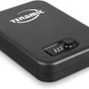 TENAMIC Pistol Safe, Portable Travel Gun Safe, Solid Steel Handgun Lock Box for Home, Gun Safes for Car, Black