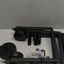 25" Modern Matte Black Chandelier for Dining Room, No Assembly Required Black Dining Room Light Fixture Over Table, Industrial Metal Hanging Pendant Lights Fixture for Kitchen Island, Entryway, Foyer