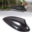 GXARTS Black Real Carbon Fiber Antenna Cap Cover Compatible with BMW F30 F22 F32 F36 F80 F82 M3 M4 2013 2014 2015 2016 2017 2018 Direct Stick On