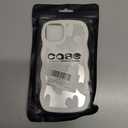 LSL Case for iPhone 13, Glossy Mirror Back White Hearts Pattern Case for Girls Women Curly Wave Edge Cute Girly Trendy Slim Protective Cover