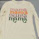 Mama Shirt for Women Long Sleeve: Mom Shirts Mama Letter Print T-Shirt Fall Mom Outfits Tee Tops, Size M
