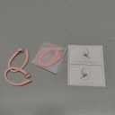 2 Pairs AirPods Ear Hooks for AirPods Pro 2, AirPods Pro, AirPods 4, 3, 2 & 1, Upgraded Anti Slip Sports Clip Hooks for AirPods 1, 2, 3, 4,Pro and Pro 2  Pink