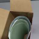 Tinlade 80 Pcs Sage Green Paper Placemats 13.5 Inch Sage Green Disposable Place Mats Decorative Round Table Placemats for Wedding Banquet Bridal Shower Birthday Party Supplies Dining Tableware Decor