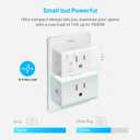 3 x Kasa Smart Plug Mini 15A, Smart Home Wi-Fi Outlet Works with Alexa, Google Home & IFTTT, No Hub Required, UL Certified, 2.4G WiFi Only, 3-Pack(EP10P4) , White
