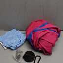 Sensory Swing for Kids indoor and outdoor Pod hammock Chair Seat Upgrade Max 300 lbs Hanging Swing with Inflatable Cushion Includes Hardware Hanger Kit for Aspergers Autism ADHD (Cranberry)