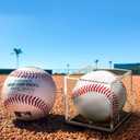 8 Pack Baseball Display Case, UV Protected Acrylic Boxes for Display,Clear Display Case Baseball Cube Memorabilia Showcase Autograph Ball Protector